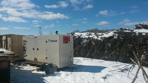 Генератор TEKSAN TJ 220DW5C мощностью 160 кВт