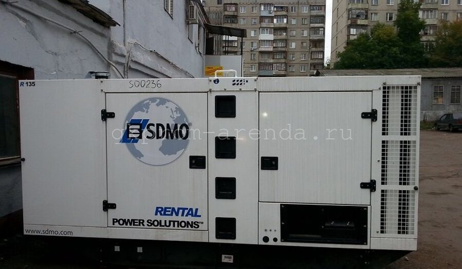  Дизельный генератор SDMO R135, прокат