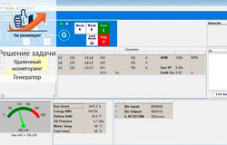 Наш специалисты контролируют работу генератора удаленно 
